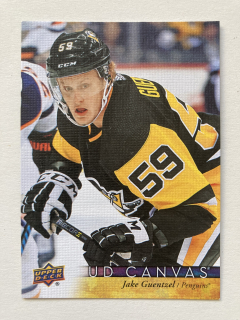 2017-18 UD Series 1 #C186 Jake Guentzel - UD CANVAS