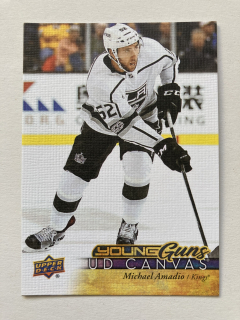 2017-18 UD Series 1 #C217 Michael Amadio - YOUNG GUNS UD CANVAS