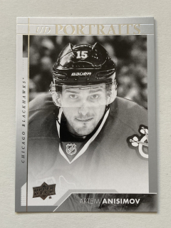 2017-18 UD Series 1 #P-005 Artem Anisimov - UD PORTRAITS