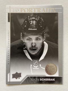 2017-18 UD Series 2 #P-062 Nikita Scherbak - ROOKIE UD PORTRAITS