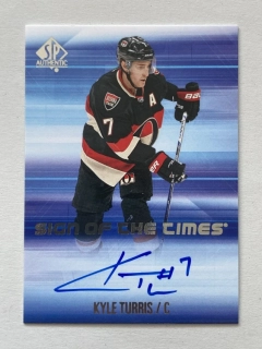 2015-16 SP Authentic #SOTT-KT Kyle Turris - SIGN OF THE TIMES