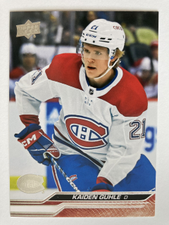 2023-24 UD Series 1 #097 Kaiden Guhle