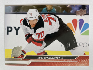 2023-24 UD Series 1 #110 Jesper Boqvist