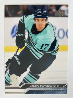 2023-24 UD Series 1 #151 Jaden Schwartz