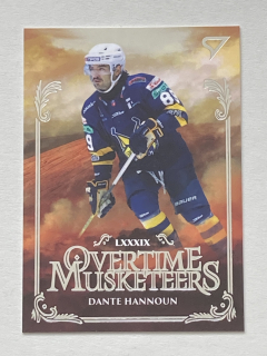 2024/25 Tipos Extraliga #OM-06 Dante Hannoun - OVERTIME MUSKETEERS