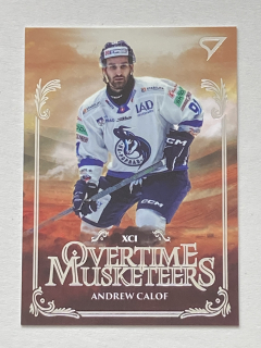 2024/25 Tipos Extraliga #OM-14 Andrew Calof - OVERTIME MUSKETEERS