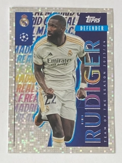 2024/25 Champions League Sticker #006 Rüdiger - TEAM OF THE SEASON 2023/24