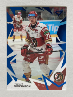 2025/26 Tipsport Liga BLUE ICEBERG #209 Tanner Dickinson