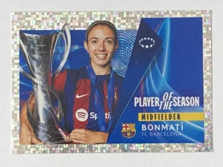 2024/25 Champions League Sticker #027 Bonmati - PLAYER OF THE SEASON 2023/24