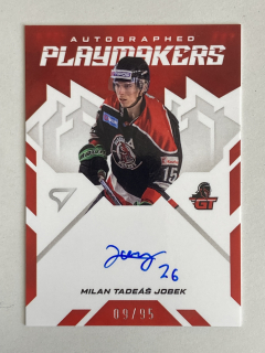 2025/26 Tipos SHL #AP-MJ Milan Tadeáš Jobek - AUTOGRAPHED PLAYMAKERS /95