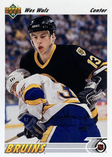 1991-92 Upper Deck #123 Wes Walz
