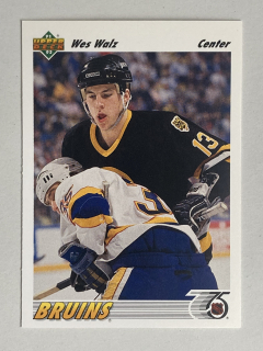 1991-92 Upper Deck #123 Wes Walz