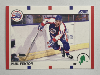 1990 SCORE American #156 Paul Fenton