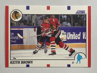 1990 SCORE American #161 Keith Brown