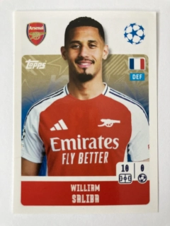 2024/25 Champions League Sticker #043 William Saliba