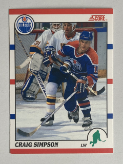 1990 SCORE Canadian #058 Craig Simpson