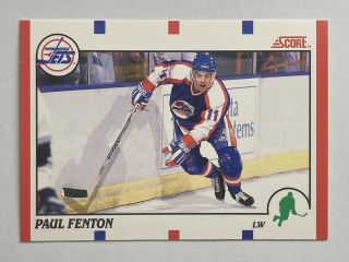 1990 SCORE Canadian #156 Paul Fenton