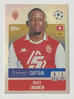 2024/25 Champions League Sticker #053 Denis Zakaria - CAPTAIN
